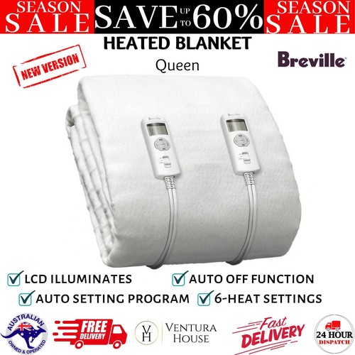 Breville LZB538WHT Electric Blankets, Size Queen - White for sale online |  eBay