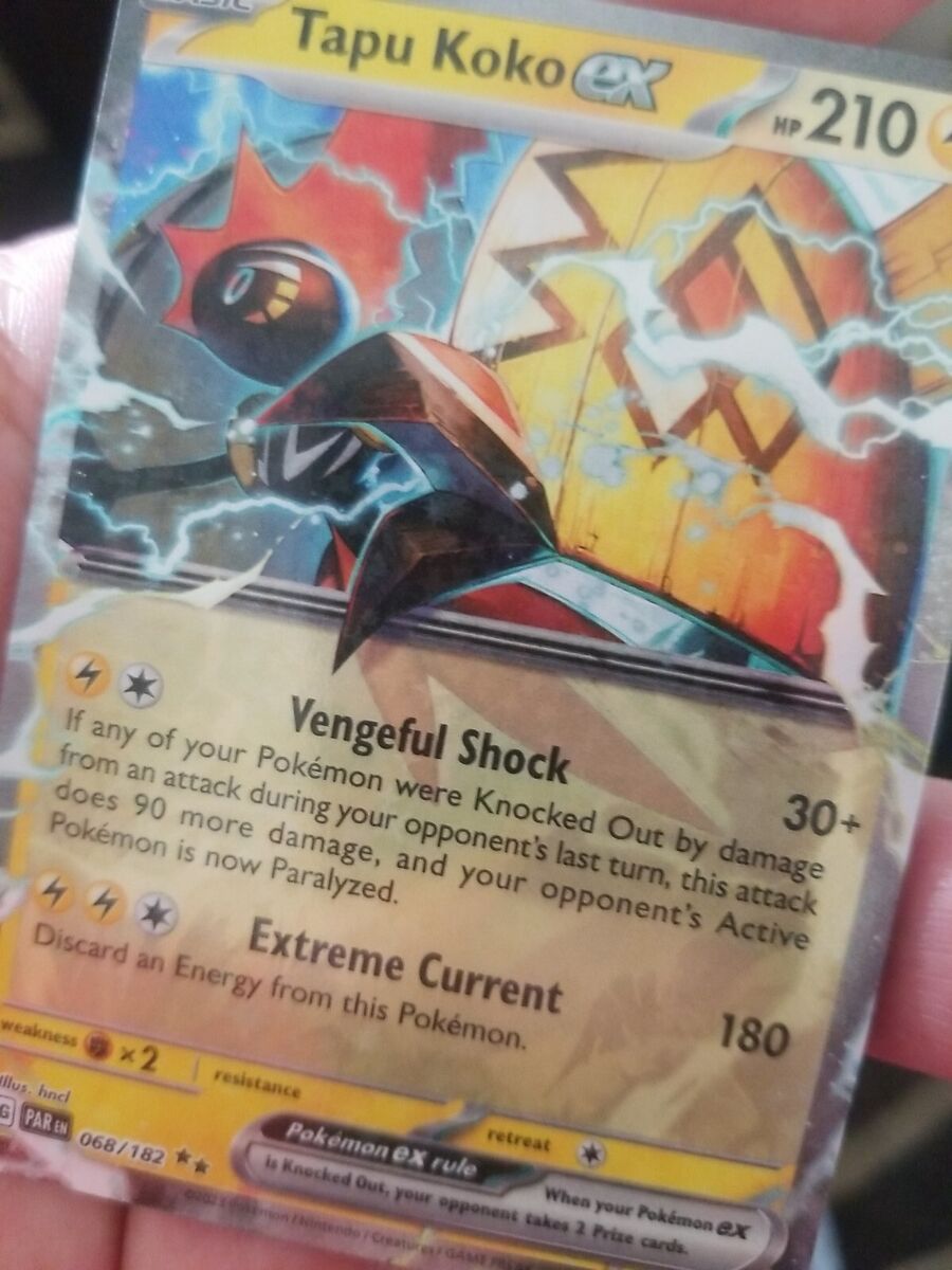 Tapu Koko Ex Double Rare 068/182 Pokemon Paradox Rift [068/182svpr] - £3.99  : Crazy Gamer, Your one stop shop for gaming and pokemon TCG