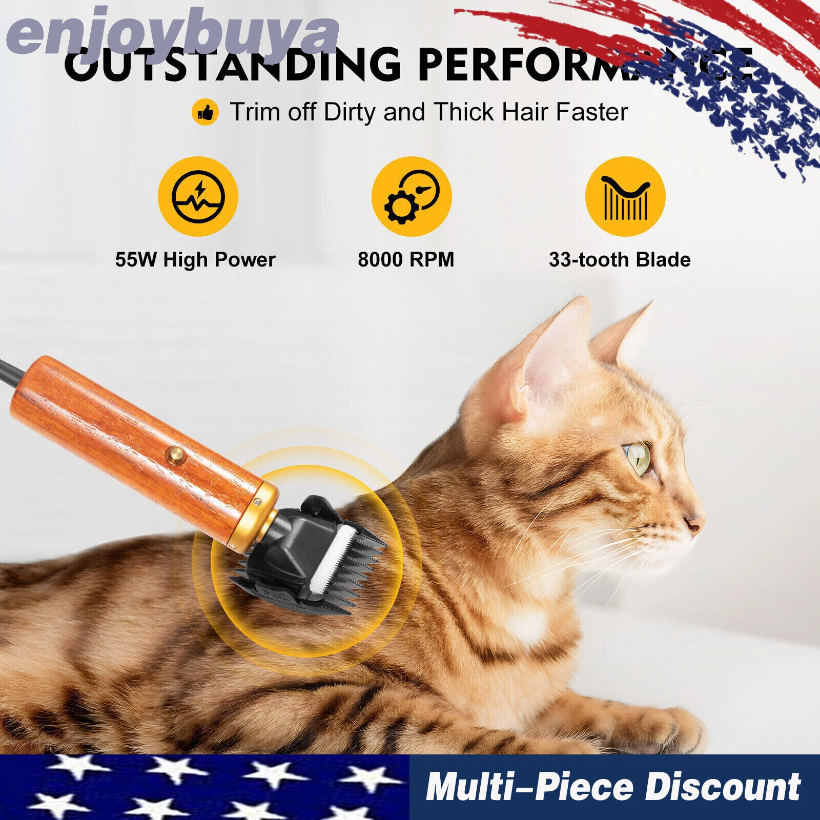 Electric Sheep Goat Shears Clippers, Dog Cat Pet Animal Shave Grooming Supplies