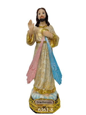 Señor De La Misericordia 8'' Divina Misericordia Religious Figure Divine Mercy