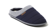 Dearfoams Cozy Comfort Men's Bound Knit Clog Slippers NEW