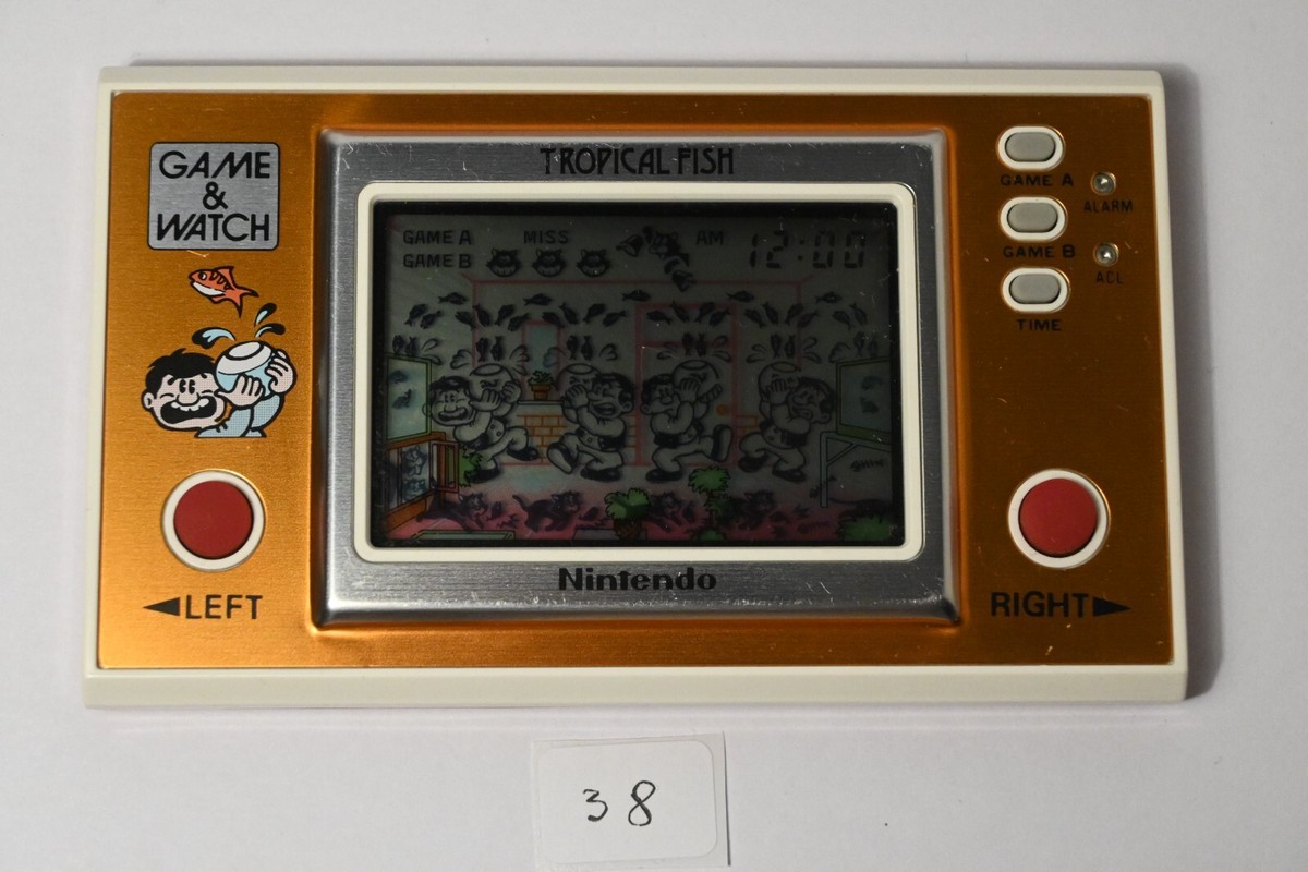 Nintendo game (ゲームワッチ)TROPICAL FISH Nintendo Game & Watch: Tropical Fish MAME Gameplay - YouTube