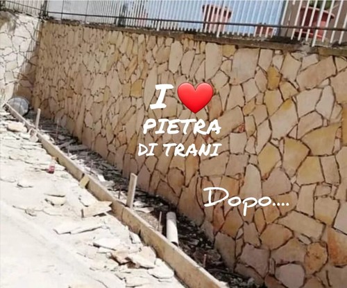 PIETRA NATURALE DI TRANI per rivestimento 25 Mq - Foto 6 di 6