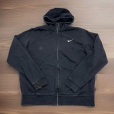 Nike Sportswear Club Fleece Full-Zip Hoodie Men  s XL Black Sweatshirt Jacket