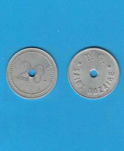 Pièces de monnaie françaises de 1 franc pour 20 centimes