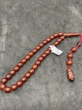 33 Beads Prayer Rosary Tasbah Squeezing Amber Ottoman style 9x9mm