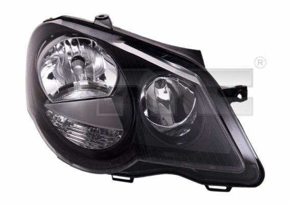 Right TYC 20-0729-15-2 Headlight for VW
