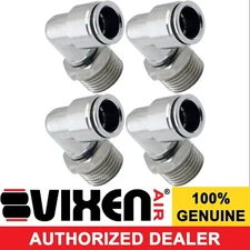 ½"NPT MALE TO PUSH TO CONNECT(PTC)FOR ½"OD HOSE SWIVEL ELBOW 4PACK VXA2121-4