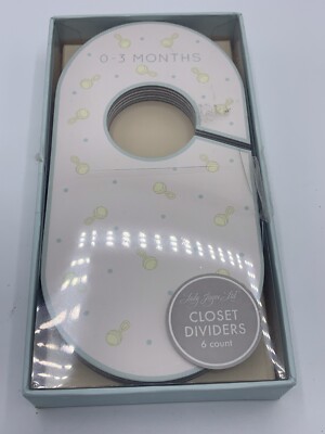 Lady Jayne Ltd  Punch Studio Unisex Baby Closet Dividers set of 6 Boy Girl