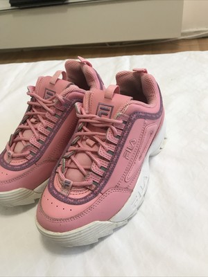 girls pink fila