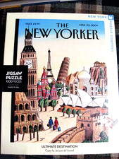 The New Yorker Conde Nast 1000 Piece Jigsaw Puzzle ULTIMATE DESTINATION