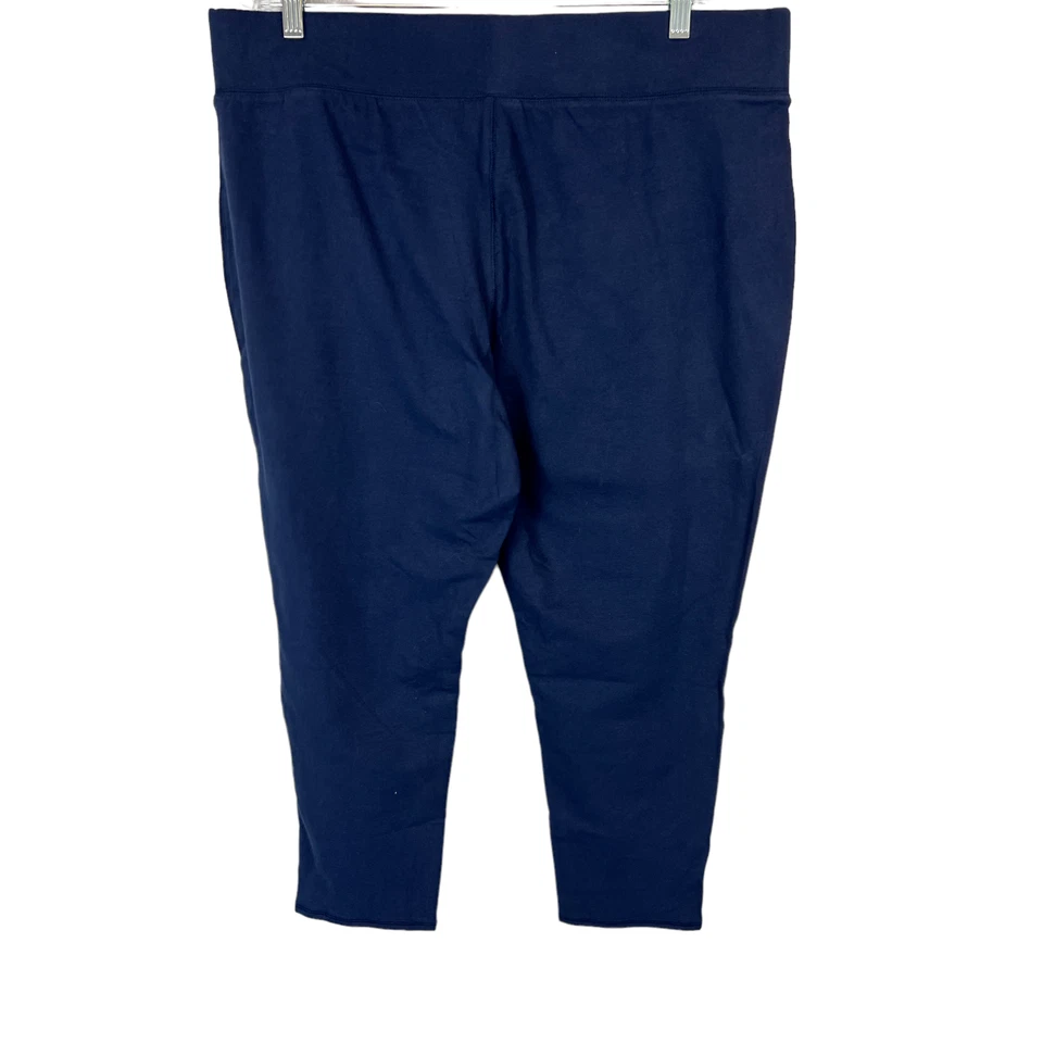 Denim & Co. Mujer Activo Regular Dúo Elastizado Estampado Leggings Azul Marino Talla X-Pequeña Foto 2 de 2