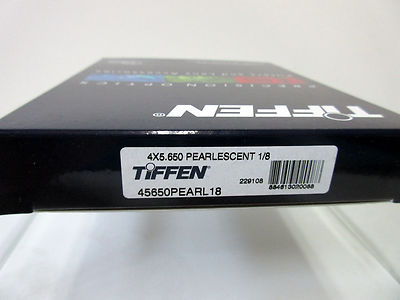 Tiffen 4x5.65'' Pearlescent 1/8 Density Filter Softens Contrast Reduces Sharpness