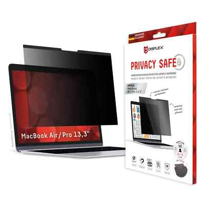 DISPLEX PRIVACY SAFE Magnetisch Blickschutzfilter für MacBook Air/Pro 13,3 