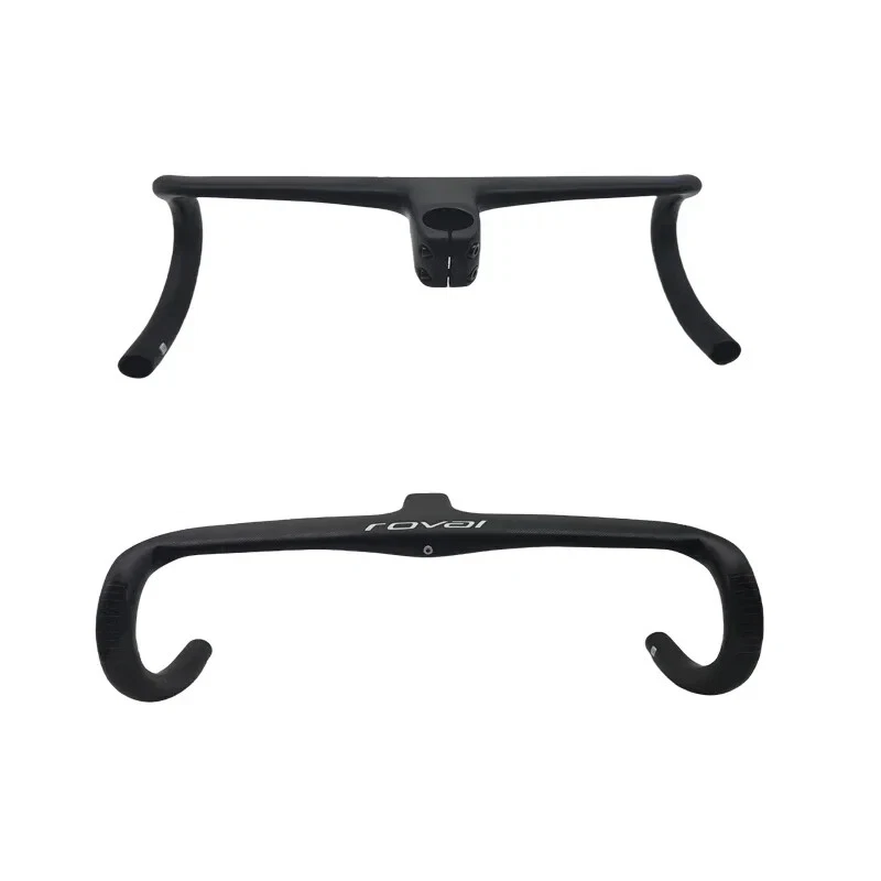 Carbon Fiber Internal Cable Routing Road Bicycle Handlebar Cockpit Di2 Drop Bar - Image 3 of 4