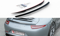 CUP Heckspoiler Schwarz FüR Porsche 911 Carrera 991 Aufsatz Ansatz Spoiler ABS