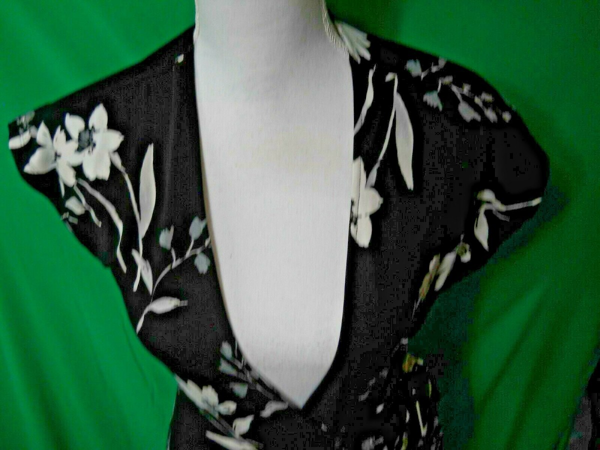 Old Navy Womens Black And White Floral Wrap style Maxi Dress Size S Tall  (B179) | eBay