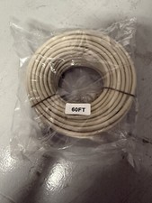 Ethernet Cables 60 Feet Cat 5 - White/Very light tan