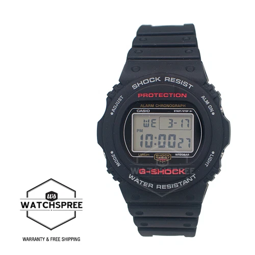 Casio G-Shock Black Resin Band Watch DW5750UE-1D DW-5750UE-1D DW-5750UE-1