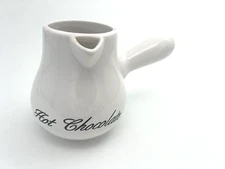 Hot Chocolate Pitcher Jug w/ Handle Shonfeld's 5"- 18 oz *READ*