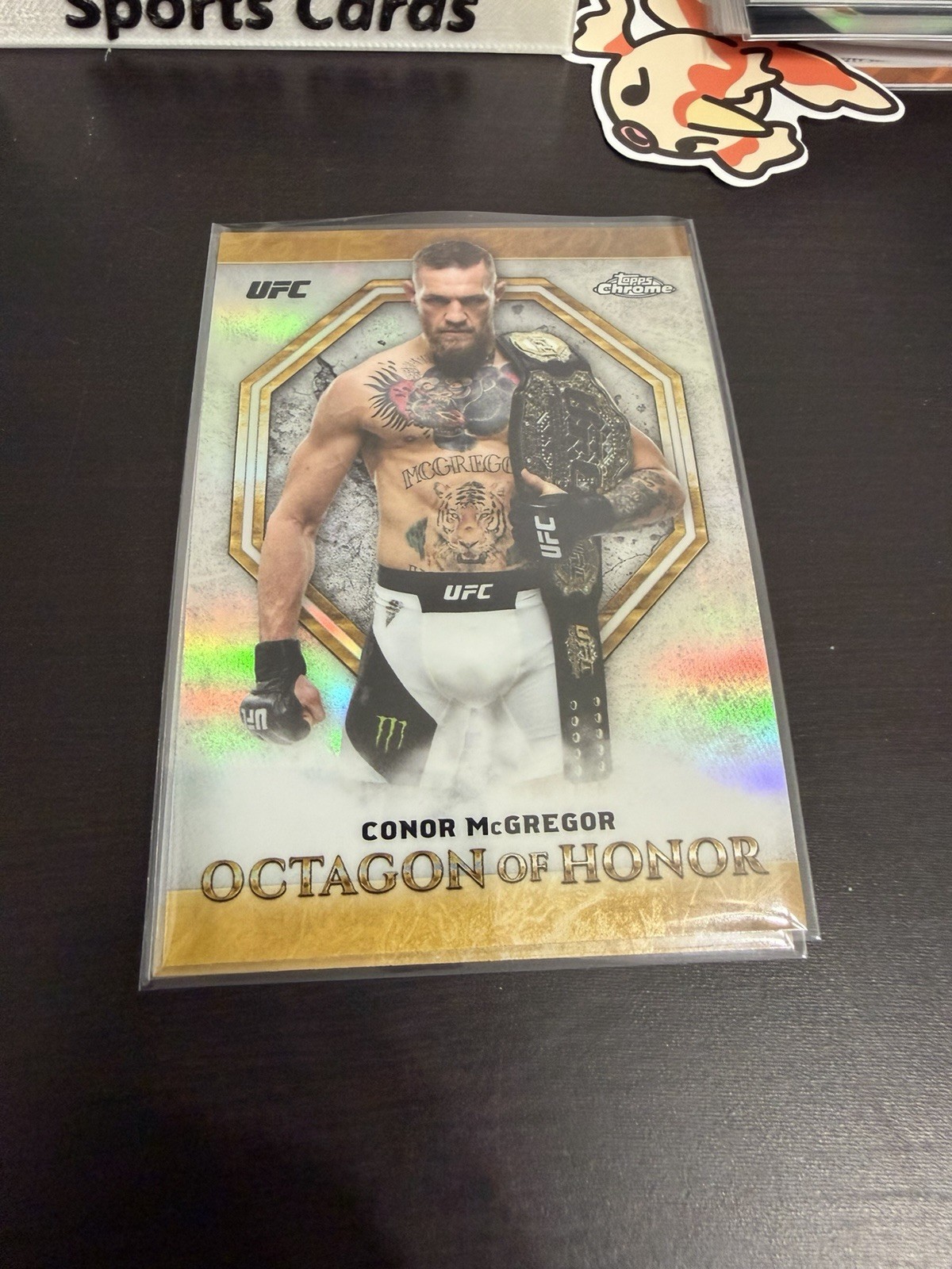2019 Topps Chrome UFC Conor McGregor Octagon Of Honor Refractor