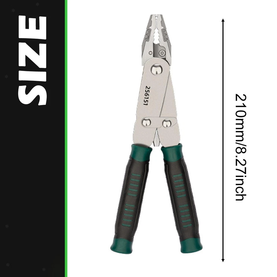 Pince à dénuder pour dénuder, couper, couper les fils, poignée - Photo 3/4