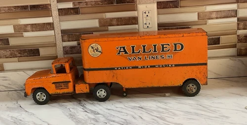 Vintage 1960 Tonka Private Label Allied Van Lines Hassett Storage Chicago