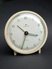 Junghans Tri-Vox Silentic Wecker 1950-60er – Mechanisch/Blau-Weiß/Sammlerobjekt