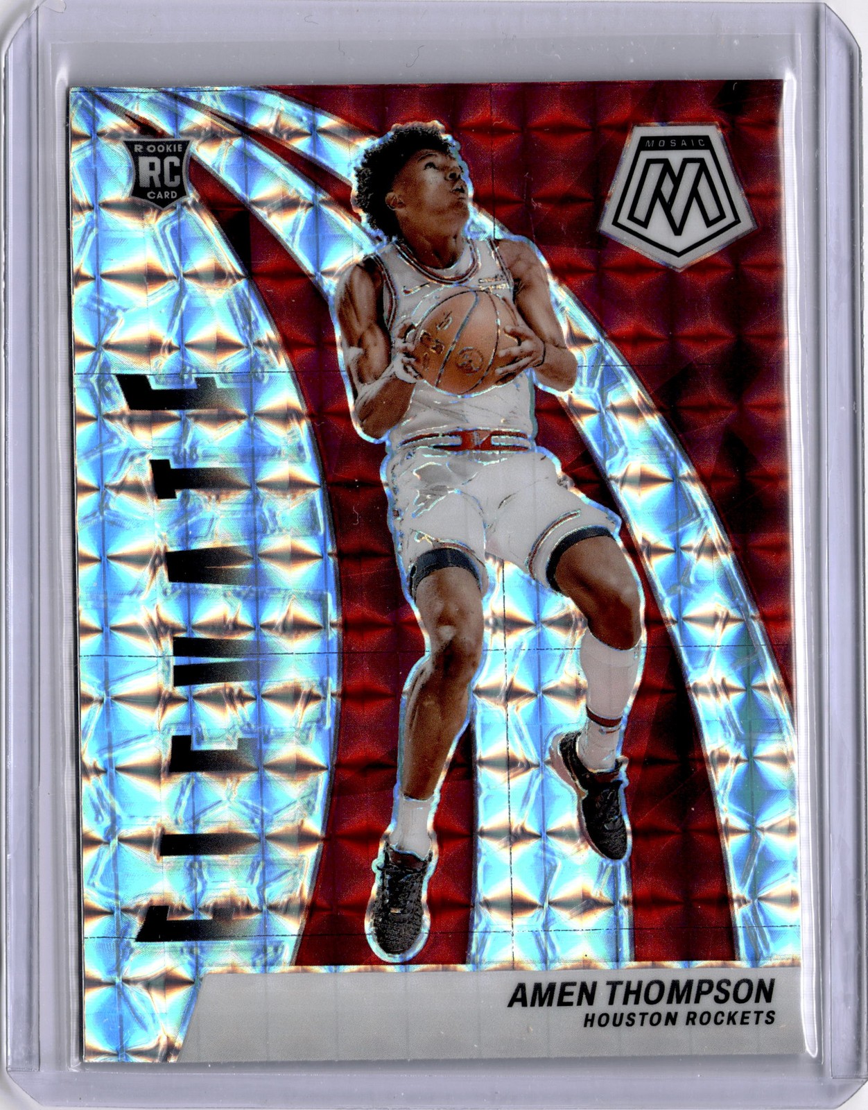 2023-24 Panini Mosaic #13 Amen Thompson Elevate Mosaic