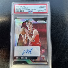 2024-25 Panini Prizm - Rookie Signatures Matas Buzelis #RSI-MBB Silver Prizm 