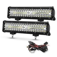 12 Inch LED Light Pods with Wiring Harness Kit, 2Pcs 2pcs 12inch LED Light Bar