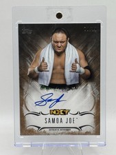 2016 Topps WWE #UA-SJ Samoa Joe Undisputed Bronze Authentic On Card Auto #70/99