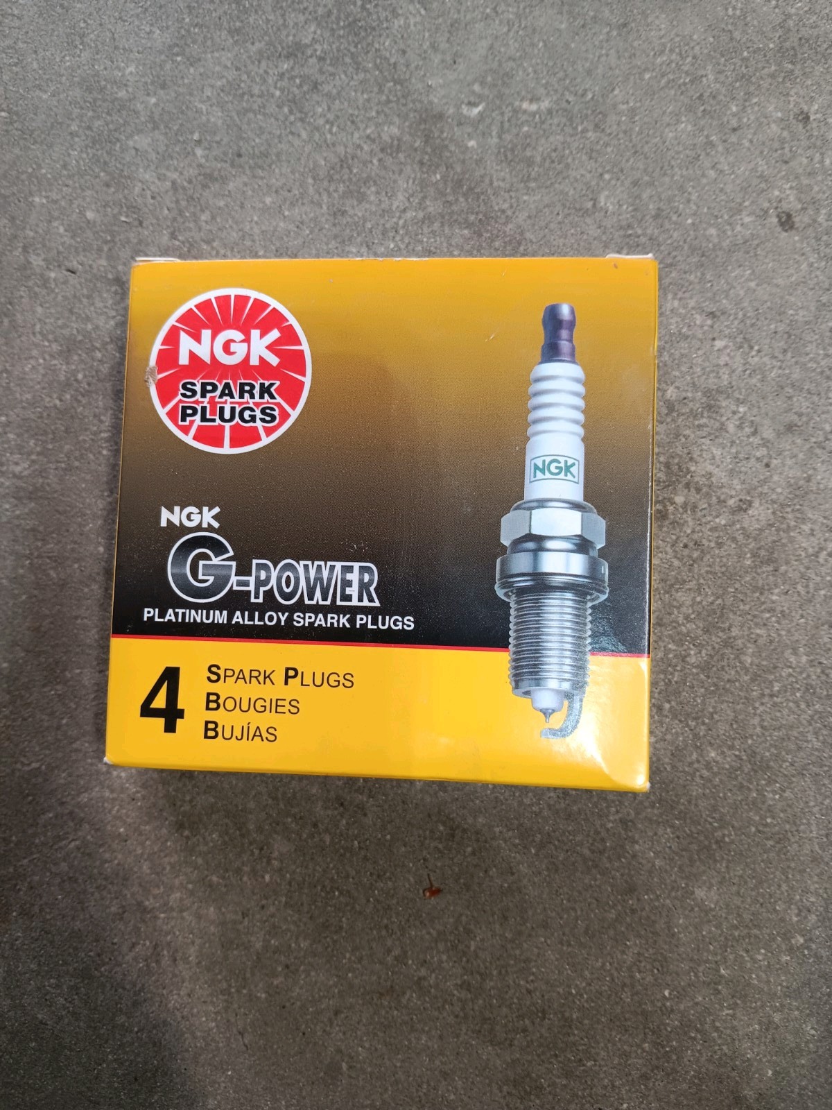 NGK 3403 TR55GP Platinum Spark Plug G-Power Ignition Set 4 NEW