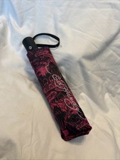 Ed Hardy death fore dishonor Prints Compact Umbrella with Case New rain or snow