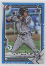 2021 Bowman 1st Edition Blue Foil 72/150 Eddy Diaz #BFE-33 0qi1