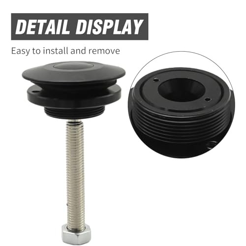  2Pcs 2.36in/62mm Quick Latch Hood Pins, Universal Aluminum Alloy Hood Pin  - Picture 4 of 8
