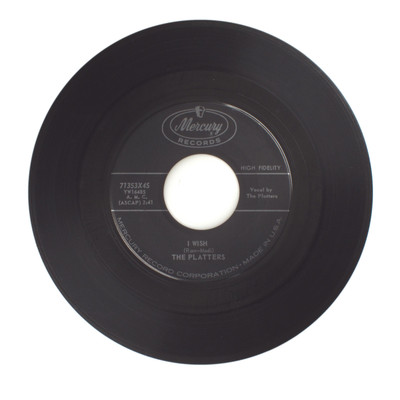 The Platters - I Wish; It's Raining Outside - Vinyl Record 45 RPM 7''