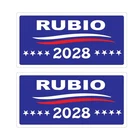 Rubio for President 2028 Decal Stickers Set of 2 Made in USA Vinyl A-9