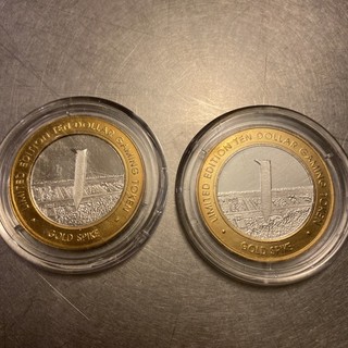 Two .999 Silver Strikes Gold Spike Casino Las Vegas