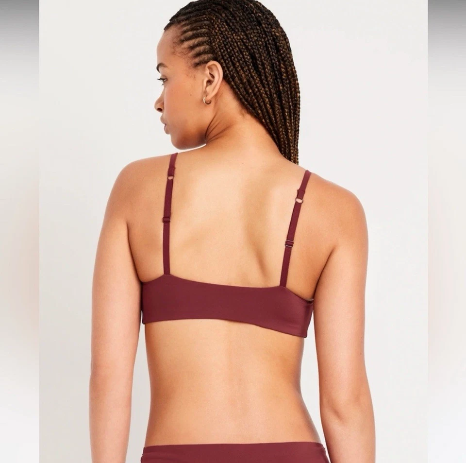 全新带标签 2 件 Old Navy 女式无展示文胸大号和大号 — 第 3/4 张图片