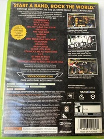 XBox 360 AC/DC Live Rock Band Track Pack Play The Ultimate Music Game Experience