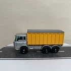 Matchbox Lesney #47 Tipper Container Dump Truck Silver Cab/Yellow Bed w/Cover NM