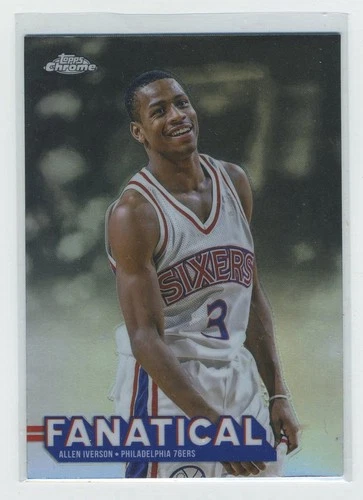 2025 Topps Chrome Allen Iverson Base (RAW)