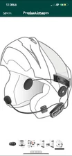 Interphone UCOM2 Single Intercom Motorcycle Helmet Cellularline