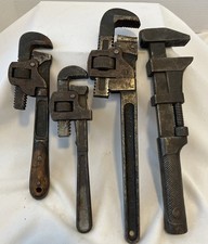 Lot 4 PIPE WRENCHES Pexto 12, Smith & Co, Oswego Made In ๐บ๐ธ USA