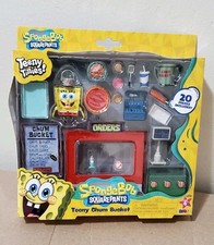 SpongeBob SquarePants Teeny Tinies Chum Bucket Playset Mini Figures 20 Pcs New