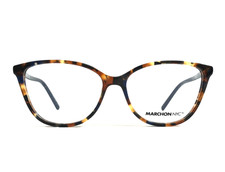 Marchon NYC Eyeglasses Frames M-5014 460 Tortoise Brown Blue Cat Eye 52-14-140
