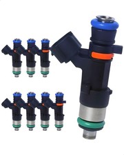 8-Count Fuel Injector Compatible with Infiniti QX56 2004-2010, Nissan Armada/...