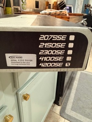 ARC AUDIO 4200SE Amplifier Signature Edition 4 Channel Class AB