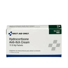 Single-Use Hydrocortisone Itch Relief Cream Packet (12 CT)